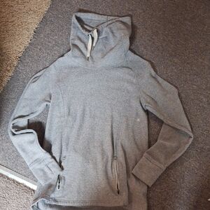 Gray Cowl Neck Women's Sweater